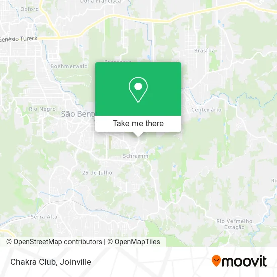 Chakra Club map