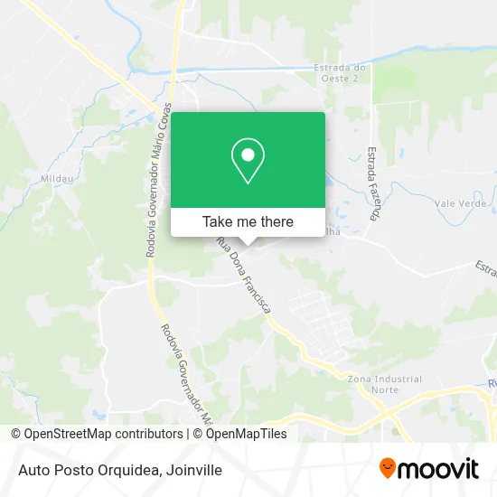 Auto Posto Orquidea map