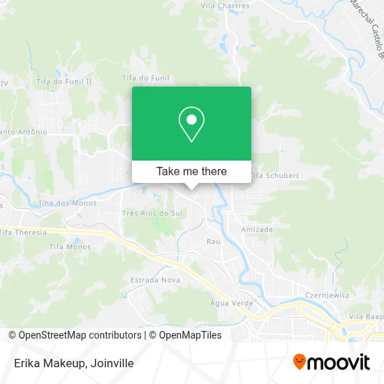 Erika Makeup map