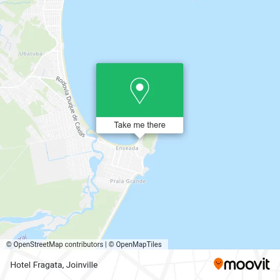 Hotel Fragata map