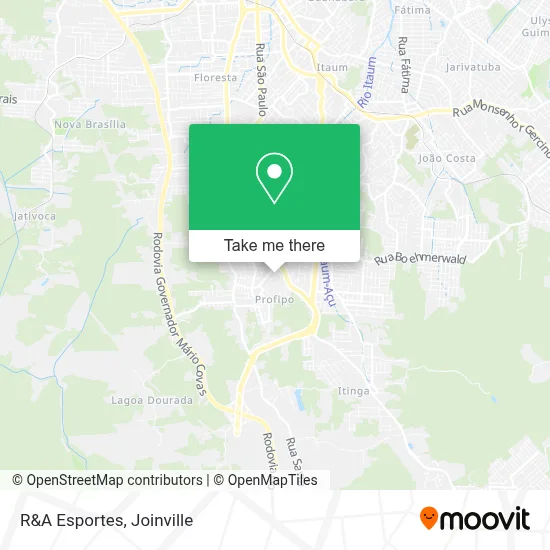 R&A Esportes map