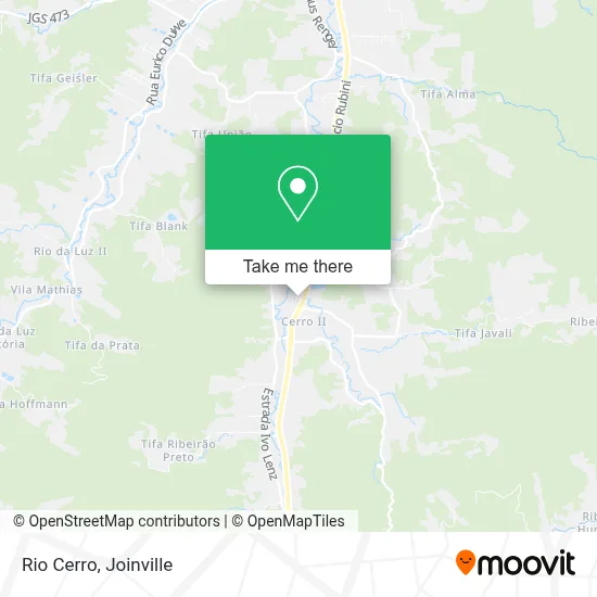 Rio Cerro map