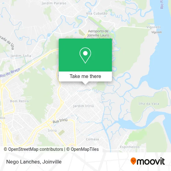 Nego Lanches map