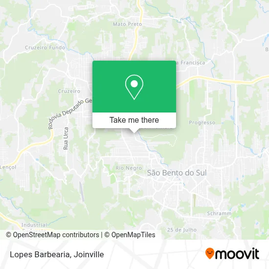 Lopes Barbearia map