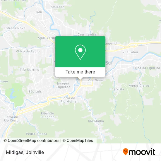 Midigas map