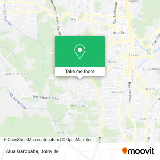 Alua Garopaba map