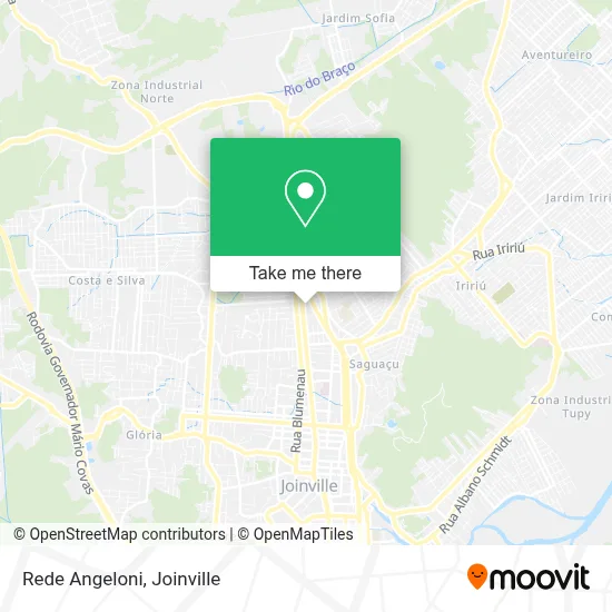 Rede Angeloni map