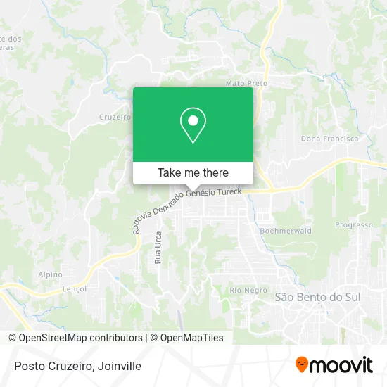 Posto Cruzeiro map