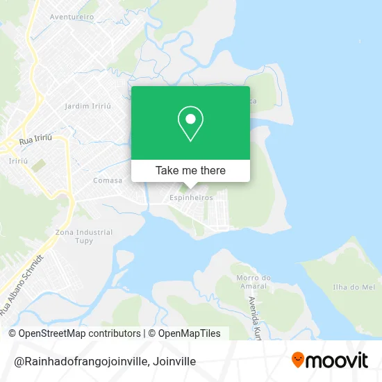 @Rainhadofrangojoinville map