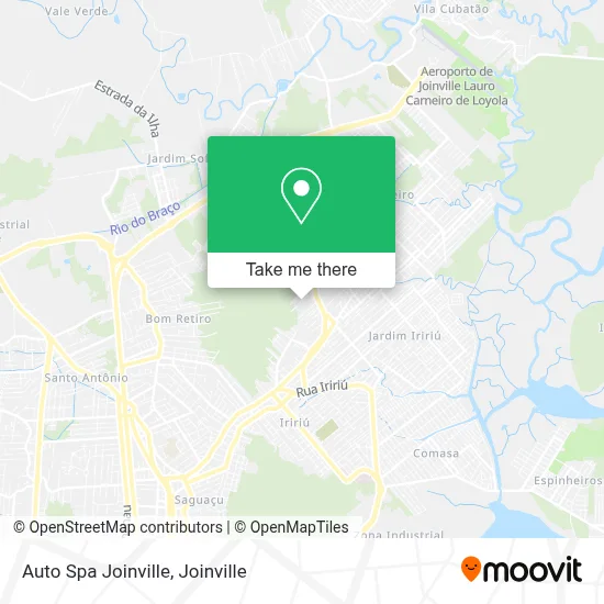 Auto Spa Joinville map