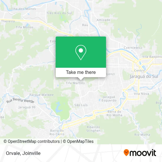 Orvale map