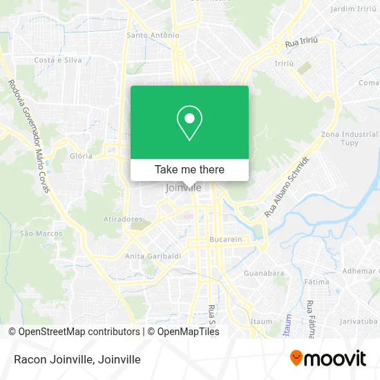 Racon Joinville map