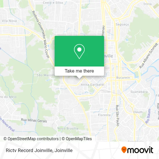Rictv Record Joinville map