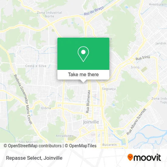 Repasse Select map