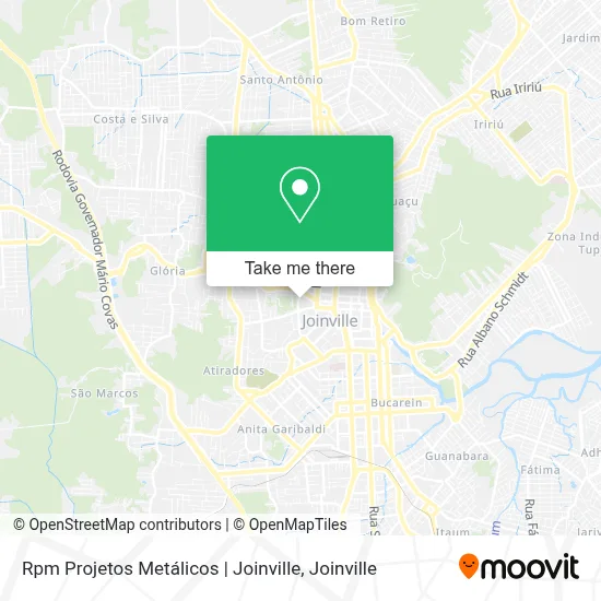 Rpm Projetos Metálicos | Joinville map