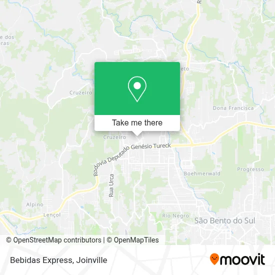 Bebidas Express map