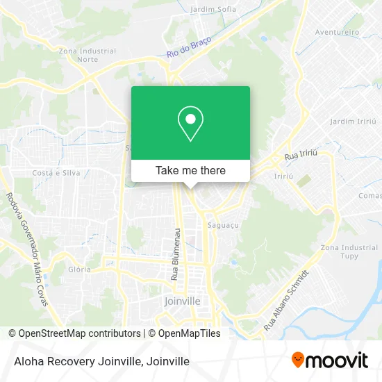 Aloha Recovery Joinville map