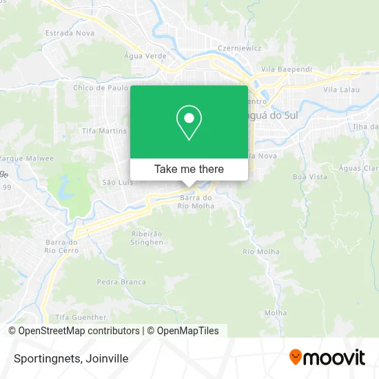 Sportingnets map