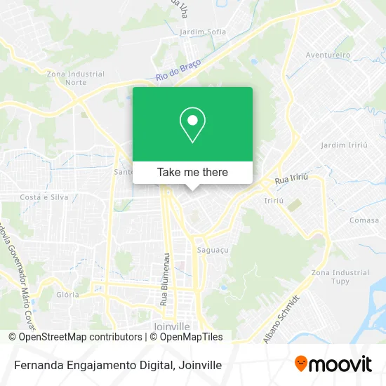 Fernanda Engajamento Digital map