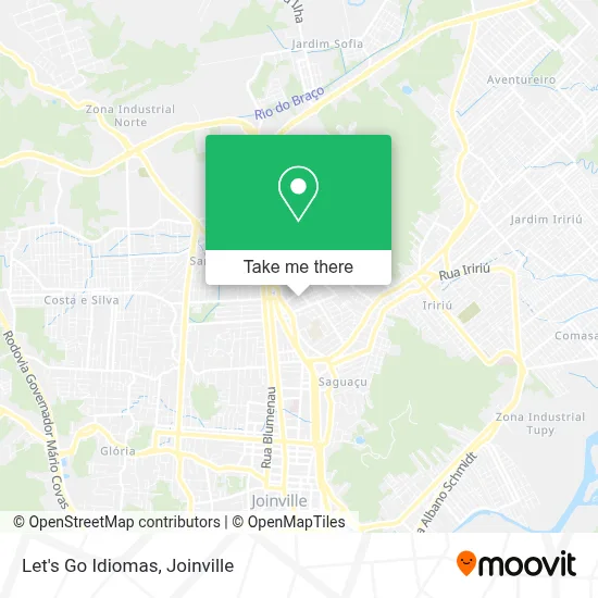 Let's Go Idiomas map