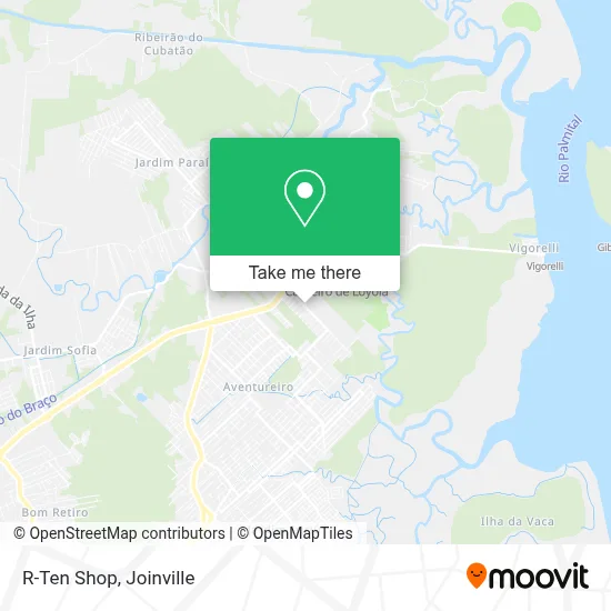 R-Ten Shop map