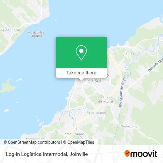 Log-In Logística Intermodal map
