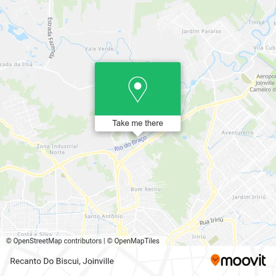 Recanto Do Biscui map