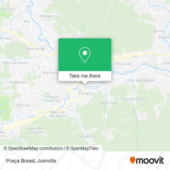 Praça Bread map