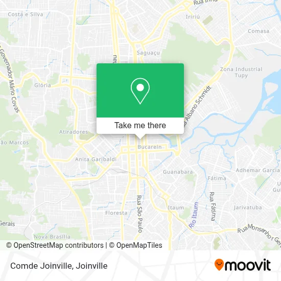 Comde Joinville map