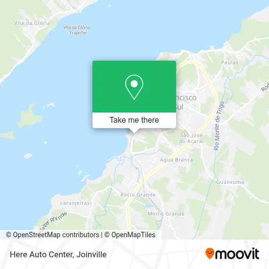 Here Auto Center map
