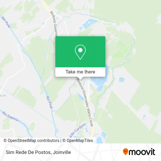 Sim Rede De Postos map