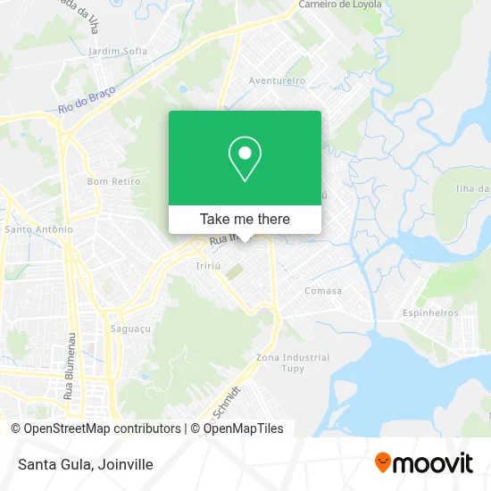 Santa Gula map