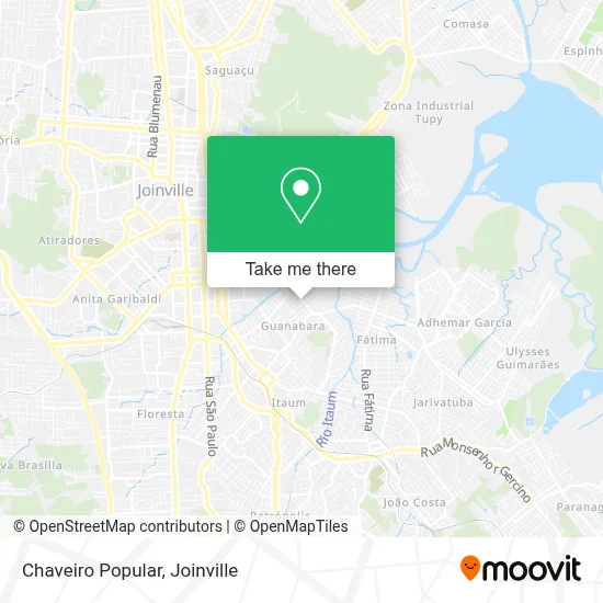 Chaveiro Popular map
