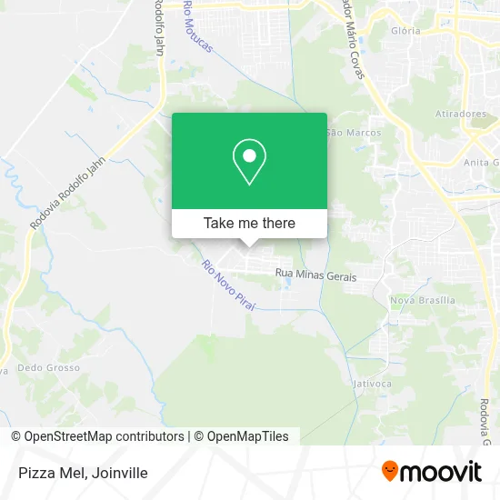Pizza Mel map