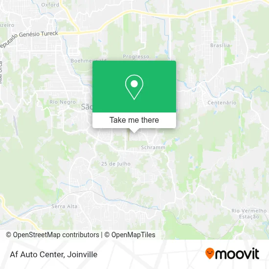 Af Auto Center map