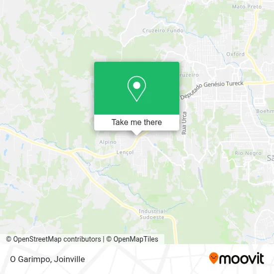 O Garimpo map