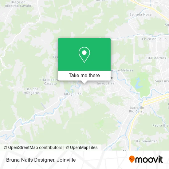 Bruna Nails Designer map
