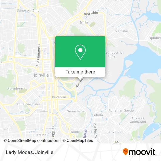 Lady Modas map