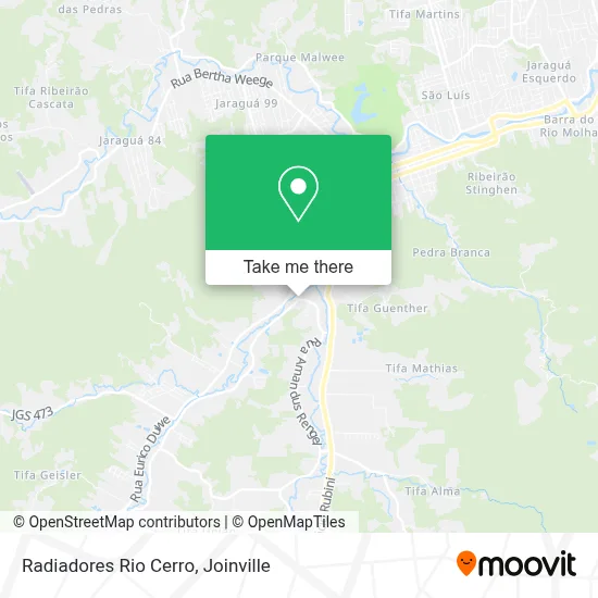 Radiadores Rio Cerro map