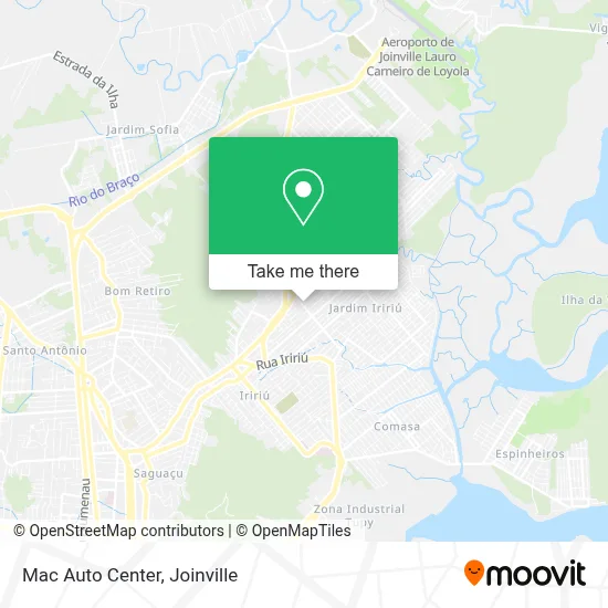 Mac Auto Center map