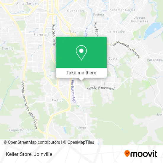Keller Store map