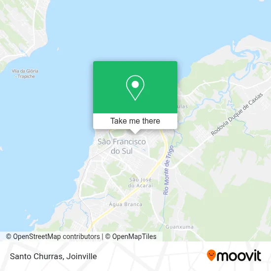 Santo Churras map