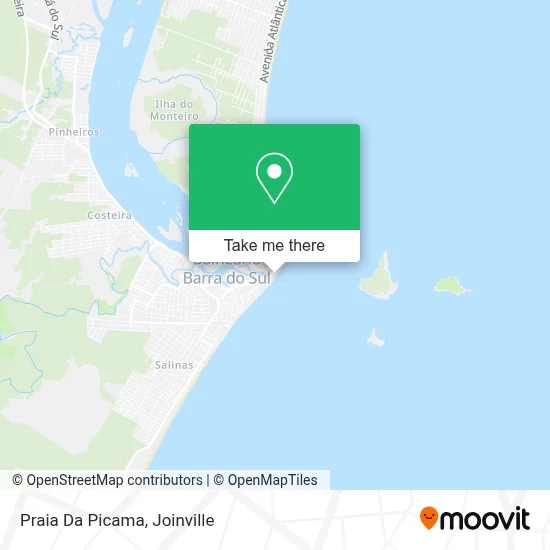 Praia Da Picama map