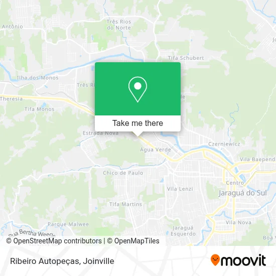 Ribeiro Autopeças map