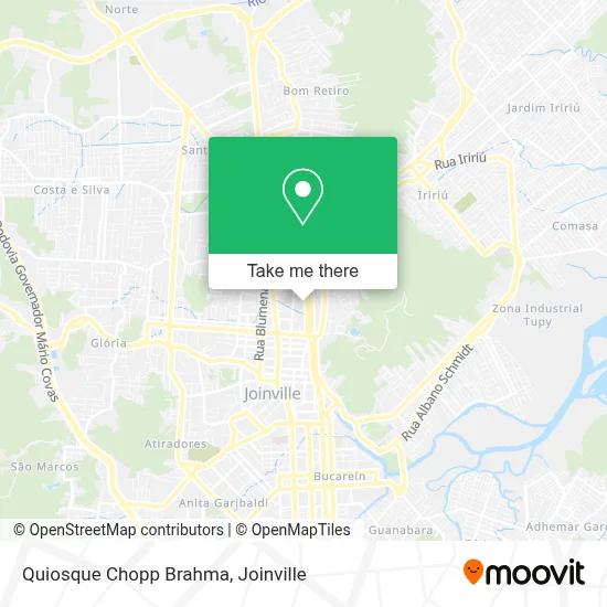Quiosque Chopp Brahma map