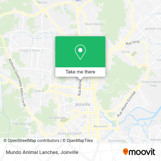Mundo Animal Lanches map