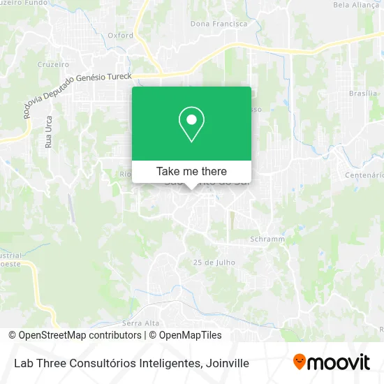 Lab Three Consultórios Inteligentes map