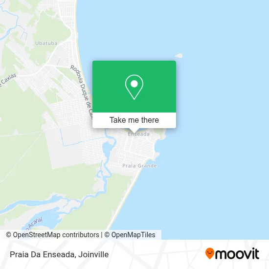 Praia Da Enseada map