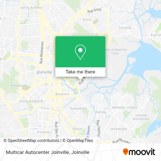 Multicar Autocenter Joinville map