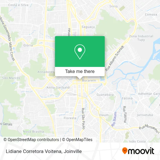 Lidiane Corretora Voitena map